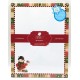 NOS! 80-Sheets Great Paper Christmas Letterhead, 8.5