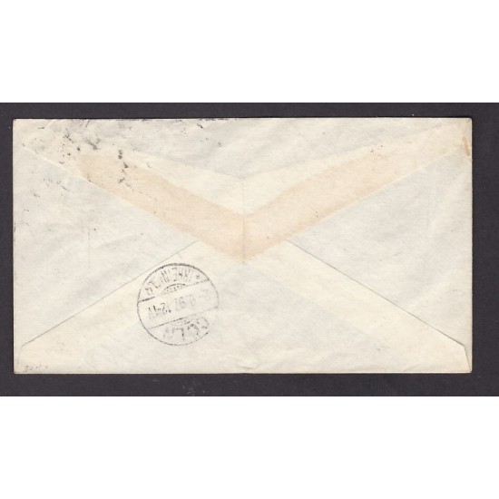 London Suburb STREATHAM 28B upright duplex 2½d stationery envelope 1897