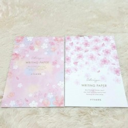 Iyo Washi Cherry Blossom Stationery 15 Sheets A4 Size