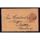 Birmingham FIVEWAYS 75 full duplex on ½d stationery wrapper