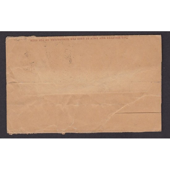 Birmingham FIVEWAYS 75 full duplex on ½d stationery wrapper