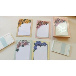 Floral Collection Stationery Paper Writing Set 21 Sheets 22 Envelopes