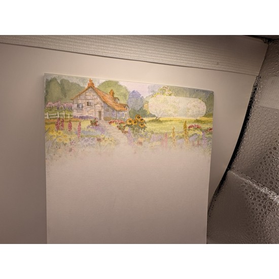 Cottage Garden Memo Pads Lot Watercolor Cottage Stationery Note Tablets