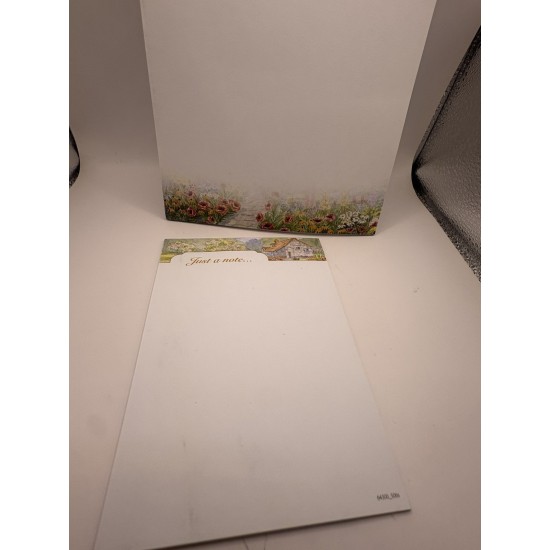 Cottage Garden Memo Pads Lot Watercolor Cottage Stationery Note Tablets
