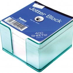 Just stationery 400 Sheet Jotter Block in,80mm x 80mm