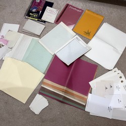 colección raro gráfico coleccionable, papel carta, cuadernos, Stationery electrónica
