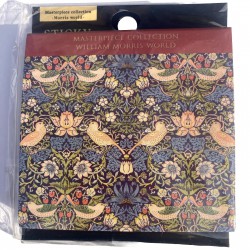 Sticky Notes William Morris Strawberry Thief 80 Sheets Blue Stationery