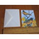 Yellow & Black Bird Notecards Stationery 2 Blank Notes Pretty! Michael Hegedus