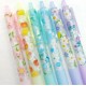 E317 Ballpoint Pens, Set of 6, Writing Instruments, Stationery, Black Pens, Flor