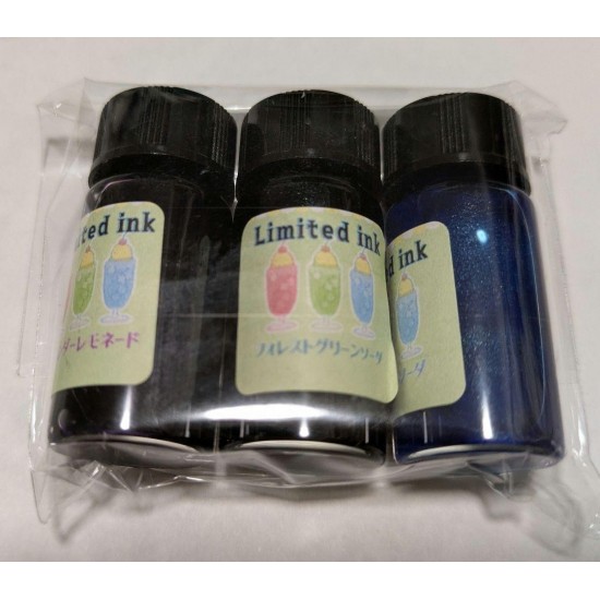 Stationery Women's Ink Coffret, 3 Soda Colors